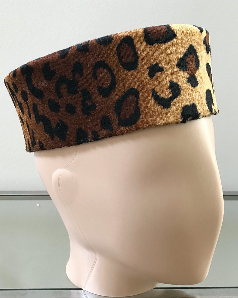 Cheetah print African Kufi hat for men - Afrilege