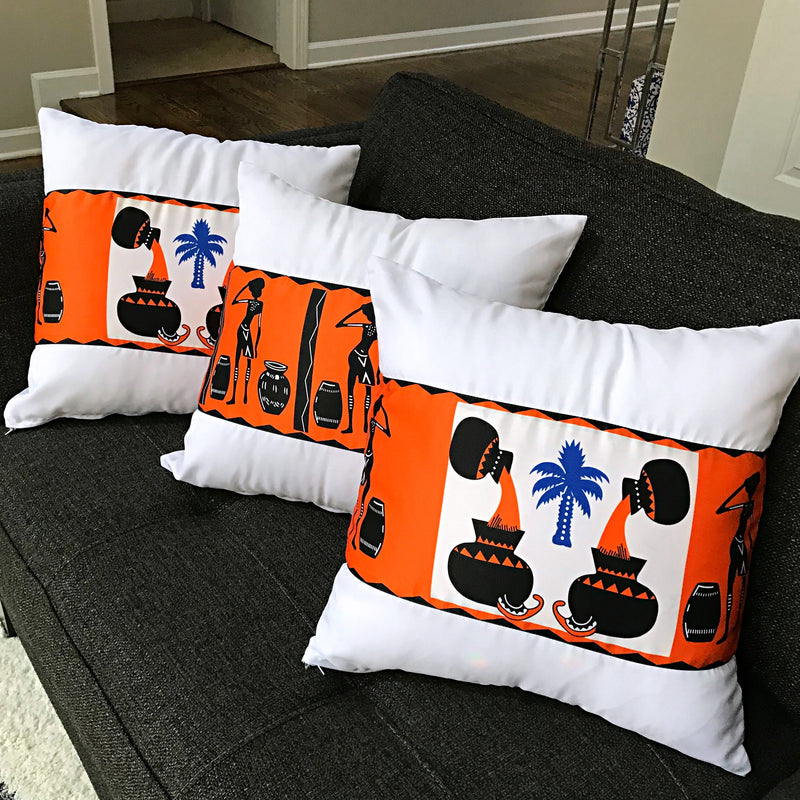 Arinze African Print Decorative Pillow cushions - Afrilege