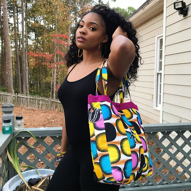 Jamai African Print shoulder bag - Afrilege