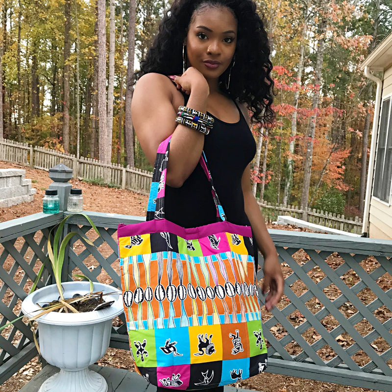 Lulu African Print shoulder bag - Afrilege