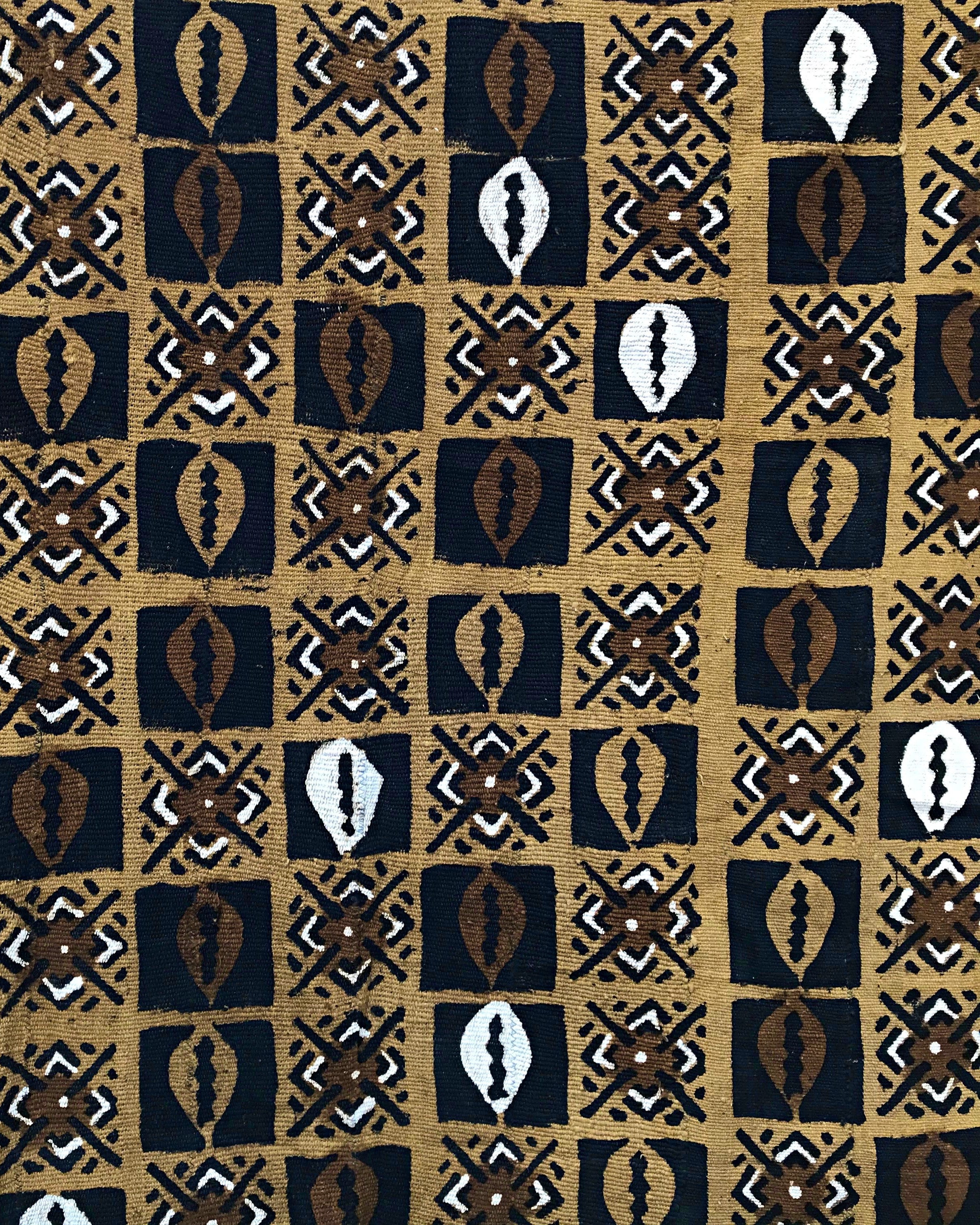 Kente cloth design print cotton fabric sold by the yard from Mali, West  Africa