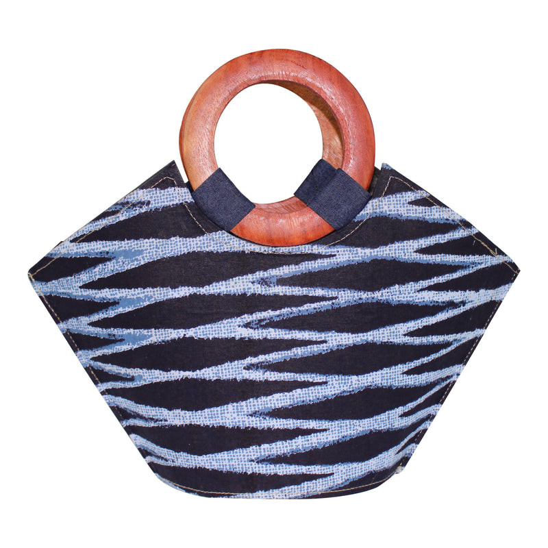 Bandjoun African Hand Woven Raffia Fibers Handbag (Small) - Afrilege