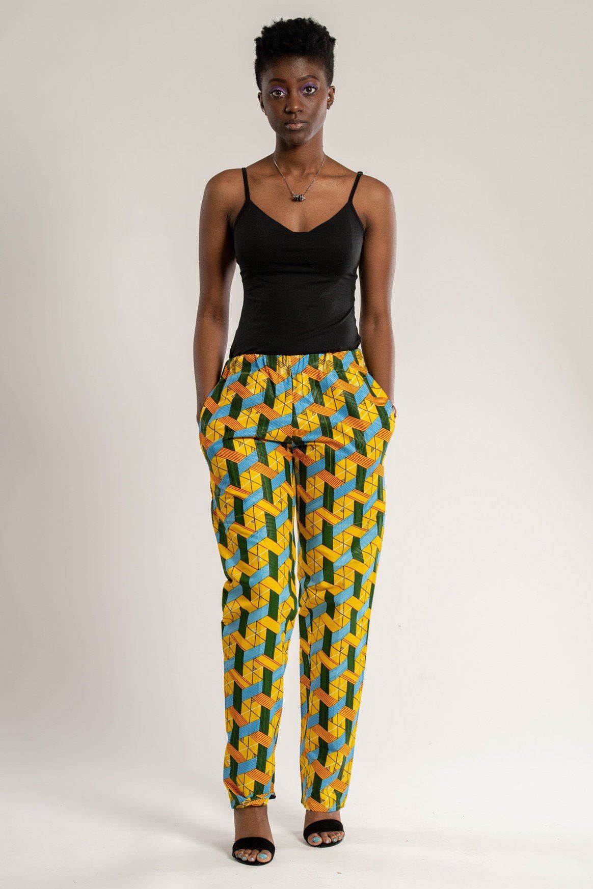 African Pants Afri-Jeggings Fitted Pants, Wax & Wonder – Wax & Wonder