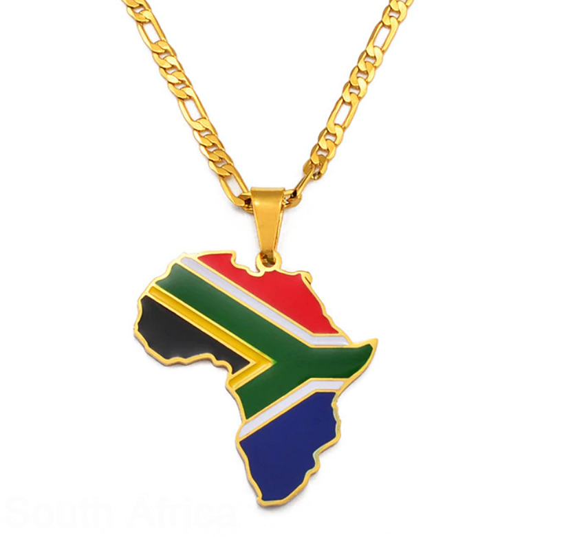 Africa Country Flag Necklace