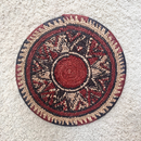 African Fulani Mbeedu Roundel Flat Woven Basket - Afrilege