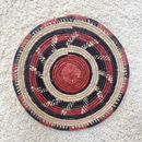 African Fulani Mbeedu Roundel Flat Woven Basket - Afrilege