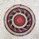 African Fulani Mbeedu Roundel Flat Woven Basket - Afrilege