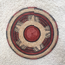 African Fulani Mbeedu Roundel Flat Woven Basket - Afrilege