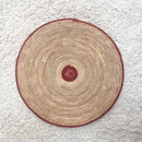 African Fulani Mbeedu Roundel Flat Woven Basket - Afrilege