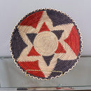 12" Handwoven Flat Baskets for wall decor