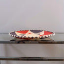12" Handwoven Flat Baskets for wall decor