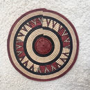 African Fulani Mbeedu Roundel Flat Woven Basket - Afrilege