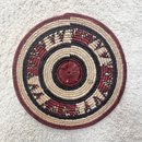 African Fulani Mbeedu Roundel Flat Woven Basket - Afrilege