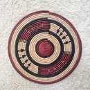 African Fulani Mbeedu Roundel Flat Woven Basket - Afrilege