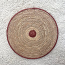 African Fulani Mbeedu Roundel Flat Woven Basket - Afrilege