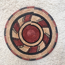 African Fulani Mbeedu Roundel Flat Woven Basket - Afrilege