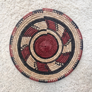 African Fulani Mbeedu Roundel Flat Woven Basket - Afrilege