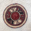 African Fulani Mbeedu Roundel Flat Woven Basket - Afrilege