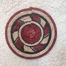 African Fulani Mbeedu Roundel Flat Woven Basket - Afrilege