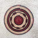 African Fulani Mbeedu Roundel Flat Woven Basket - Afrilege