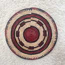 African Fulani Mbeedu Roundel Flat Woven Basket - Afrilege