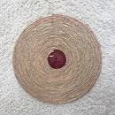 African Fulani Mbeedu Roundel Flat Woven Basket - Afrilege