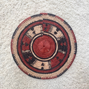 African Fulani Mbeedu Roundel Flat Woven Basket - Afrilege