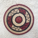 African Fulani Mbeedu Roundel Flat Woven Basket - Afrilege