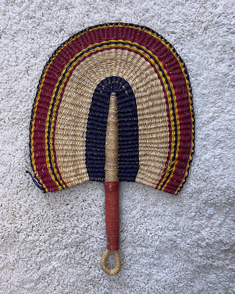 Burkina Faso Woven Hand Fan - Afrilege