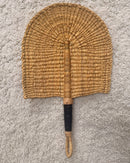 Burkina Faso Woven Hand Fan - Brown