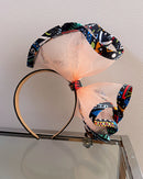 Lesedi African Print Mesh Fascinator Headband