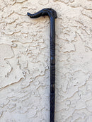 Elephant head Handle Hand-Sculpted Ebony Wood African Walking Stick