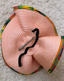 Deka African Print Fascinator Hair Clip Hat
