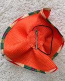 Deka African Print Fascinator Hair Clip Hat