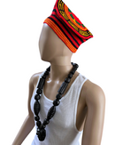 Handcrafted Ebony Wood Chunky Lion pendant Necklace