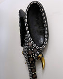 Babanki African Elephant Head Mask with Encrusted Cowries & Coins