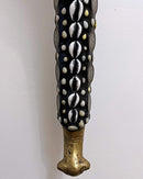 Babanki African Elephant Head Mask with Encrusted Cowries & Coins