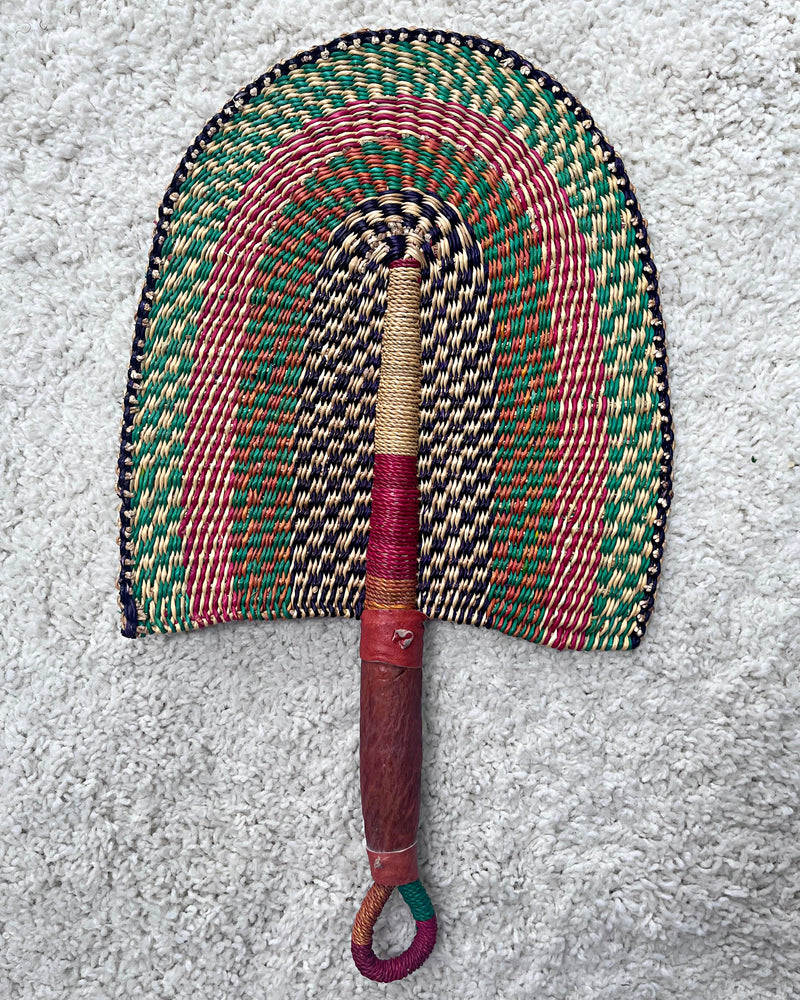 Burkina Faso Woven Hand Fan - Afrilege