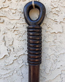 Hand-Sculpted African Wooden Walking Stick