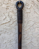 Hand-Sculpted African Wooden Walking Stick