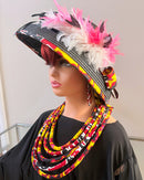 Carmela Hepburn Straw Bell Shaped Wide Brim Sun Hat