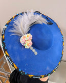 Lesedi African Print Wide-Brim Church Hat