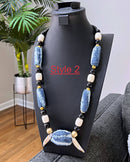 Bamileke Authentic Ndop Beads Statement Necklace