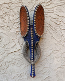 Babanki African Elephant Head Beaded Mask