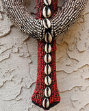Babanki African Elephant Head Beaded Mask