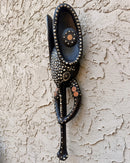 Babanki African Elephant Head Mask with Encrusted Cowries and Coins