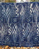 Bamileke Authentic Ndop Textile Tapestry Cloth from Cameroon - Afrilege