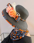 Cowria Hepburn Straw Bell Shaped Wide Brim Sun Hat