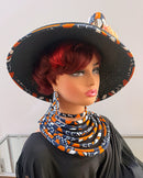Cowria Hepburn Straw Bell Shaped Wide Brim Sun Hat