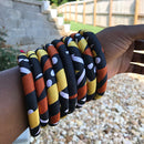 Bogolan African Print Small Bangle Bracelets - Afrilege